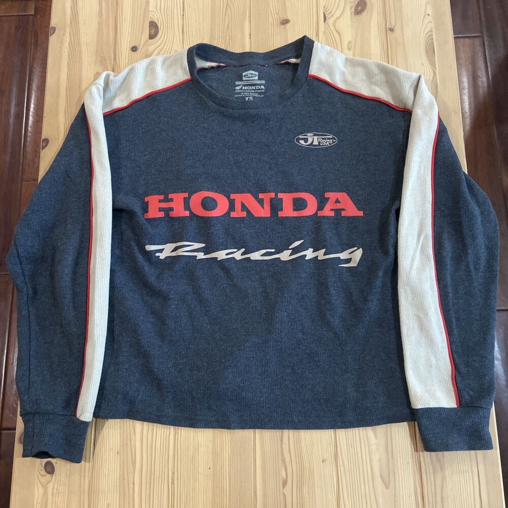 Honda Women's JT Racing Oversized Sweatshirt XS Motocross Supercross MX Boxy